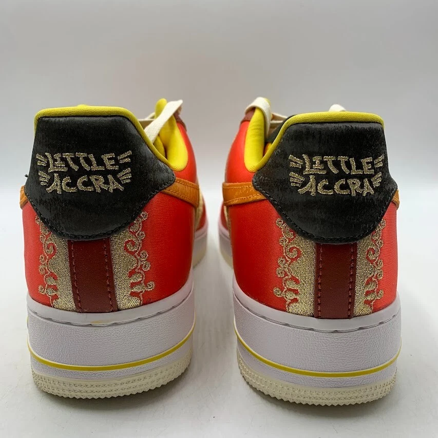 Nike Air Force 1 Low '07 Premium Little Accra Naranja Rojo DV4463-600 Hombres Talla 11 Foto 3 de 4