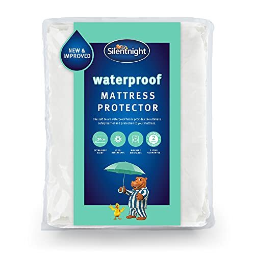 Silentnight Waterproof Mattress Protector - White - Image 6