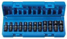 Grey Pneumatic 9712Umg 1/4" Surface Drive 12 Pc. Magnetic Std Univ Metric Set 