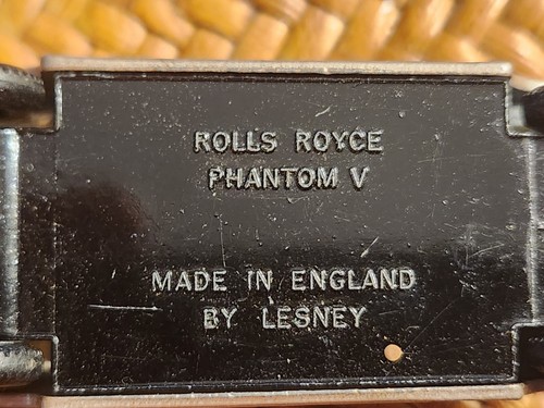 1964 MATCHBOX LESNEY 44b ROLLS ROYCE PHANTOM V METALLIC LIGHT MAUVE - Picture 7 of 8