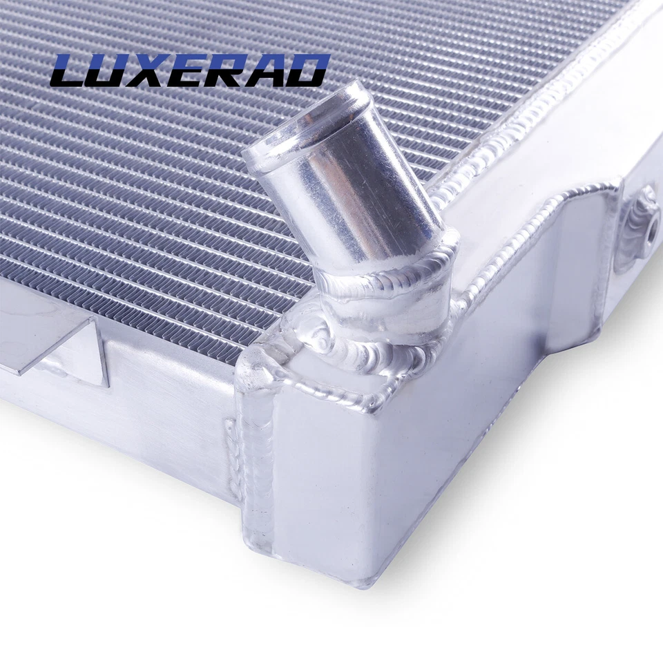 Radiador de refrigeración de carreras 3 filas núcleo completo de aluminio para Jeep CJ5/CJ6/CJ7 1972-1986 Foto 2 de 4