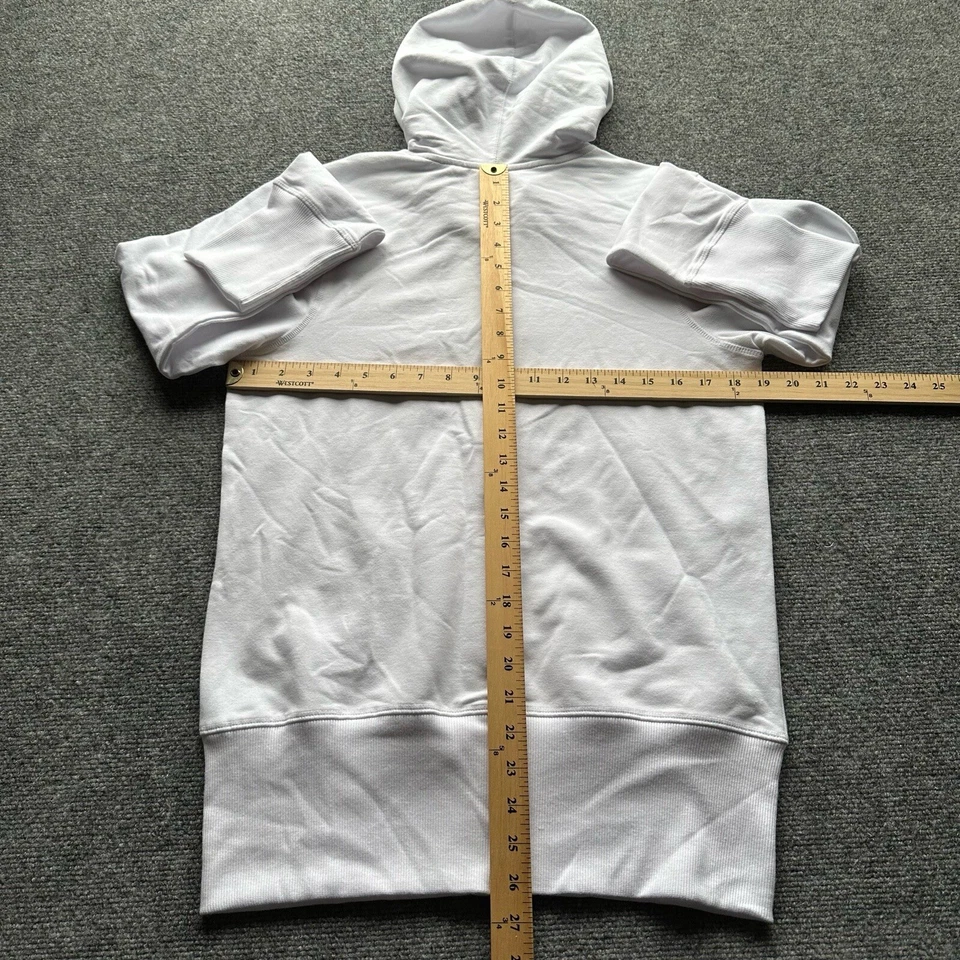 NEW Bella Hoodie Womens Size Extra Large White Long Sleeve Full Zip Pockets - Image 4 of 4