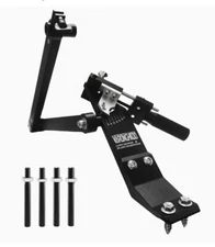 15°-45° Adjustable Lawn Mower Blade Sharpener Frame Clamp W Ball Bearing Handle