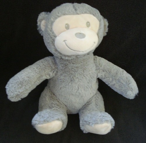 gray stuffed monkey