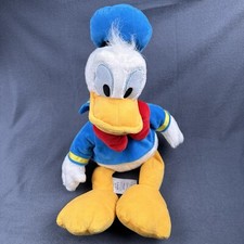 Donald Duck Disney Store Authentic Sailor Stamped Plush 18" Weighted to Sit