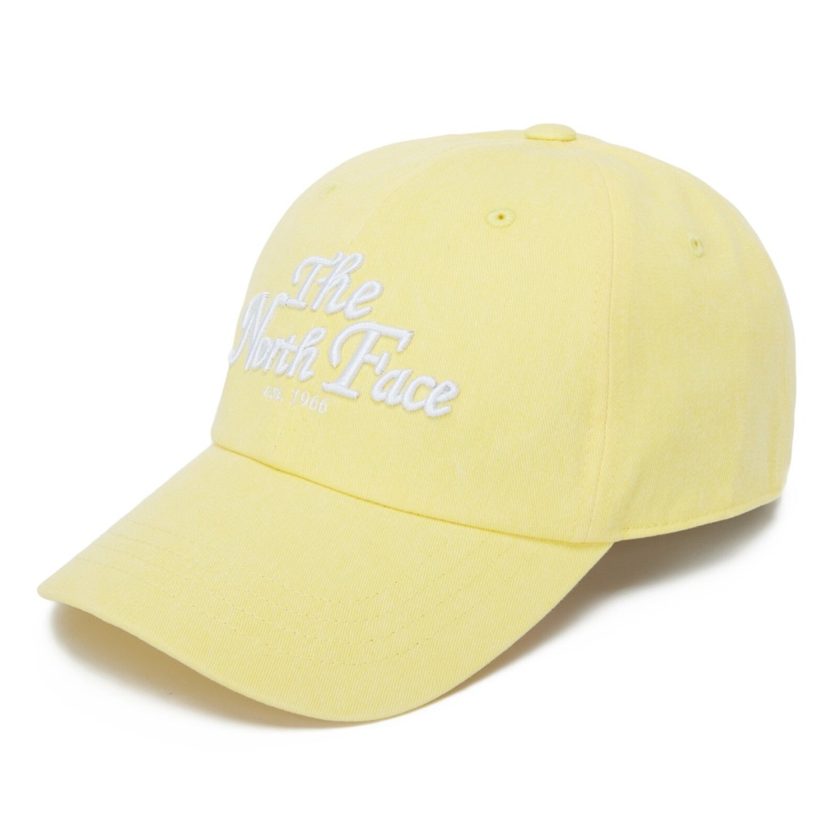 【THE NOTRH FACE】 LOGO BALL CAP WASHED‐BEIGE NEW THE NORTH FACE LOGO BALL CAP WASHED NE3CQ00N YELLOW