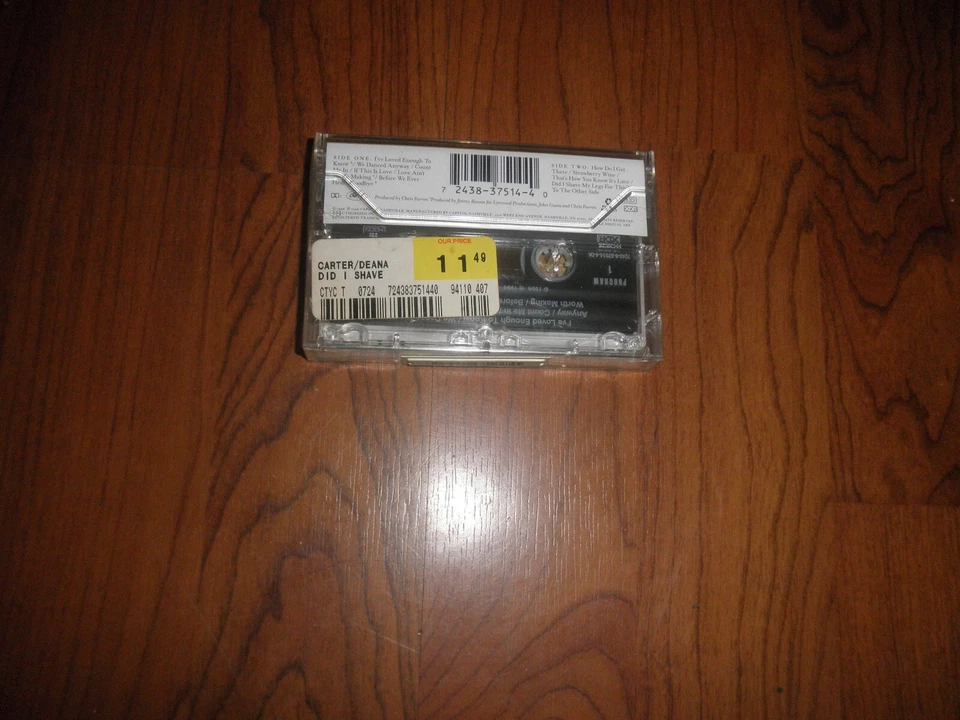 DEANA CARTER "DID I SHAVE MY LEGS FOR THIS" FACTORY SEALED CASSETTE -1996 - Image 3 of 3