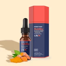 Honest Paws Mobility Hemp Oil + Tumeric, 500 mg