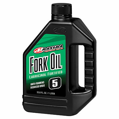 Maxima  Motorcycle Fork Oil 5W 1 Liter-Dirt Bike-Motocross