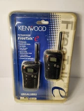 BRAND NEW Vintage Kenwood FreeTalk FM Transceivers 2 pack UBZ-AL14BK2 Walkie