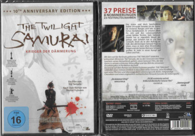 THE TWILIGHT SAMURAI   Krieger der Dämmerung   (DVD)  NEU  OVP
