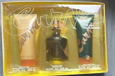 Curve Cologne 3 Pc Gift Set Men Cologne Spray 4.2 oz Skin Soother Hair Body Wash