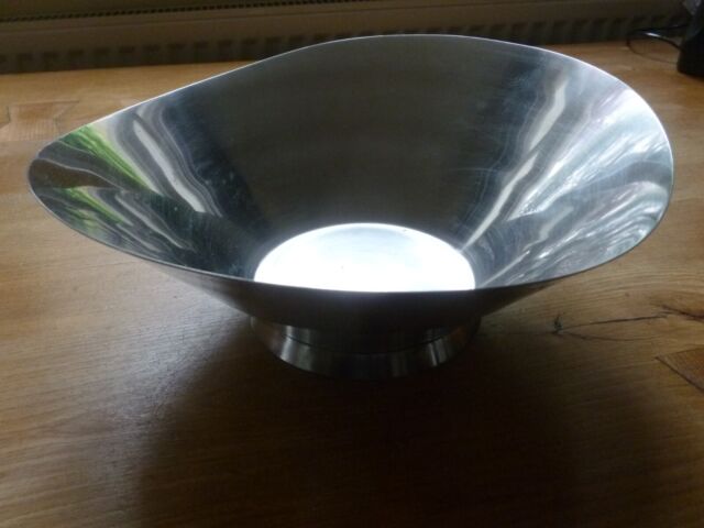 Large Danish early 60's Modernist 18/8 MCM Stainless Steel Bowl - high quality