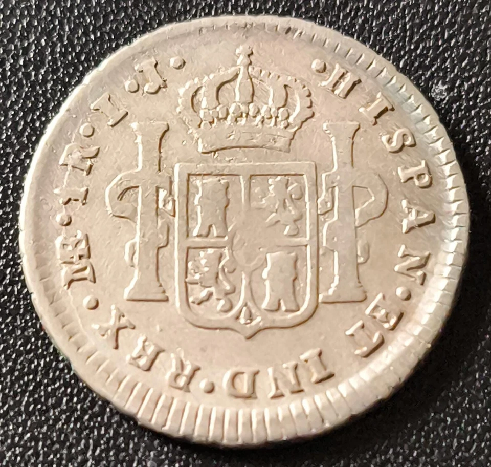 - PERU - LIMA - 1 REAL 1788 IJ - SILVER - CARLOS III - Image 2 of 2