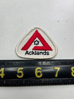 #ad Vintage Maple Leaf ACKLANDS Advertising Patch P008 $3.99