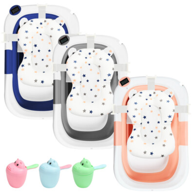 Baby Badewanne Wanne Faltbare 0-6 Jahre mit Sicherheitsnetz Babywanne Kinder