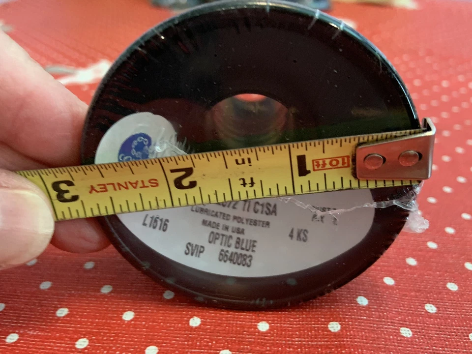 Coats Emb Thread Lubed Polyester Optic Blue NEW Lot Of 6 See Label For Info - Image 4 of 4