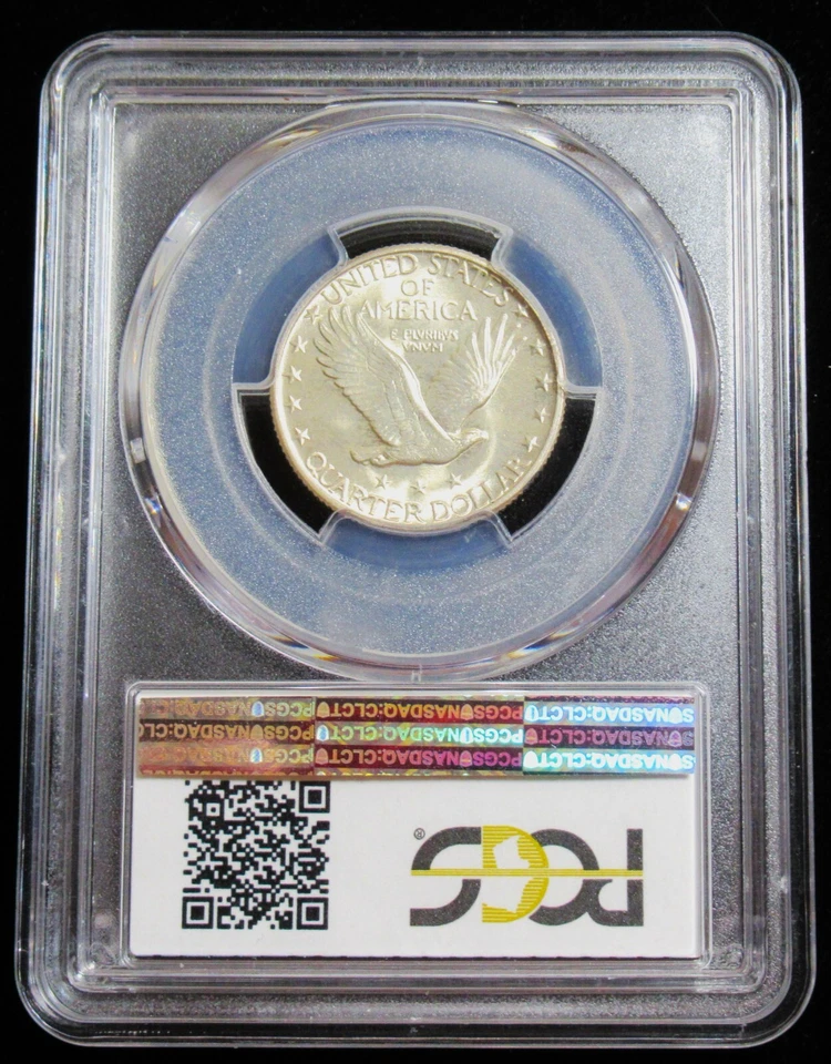 1930 25C Standing Liberty Quarter MS63 Full Head PCGS - Image 4 of 4