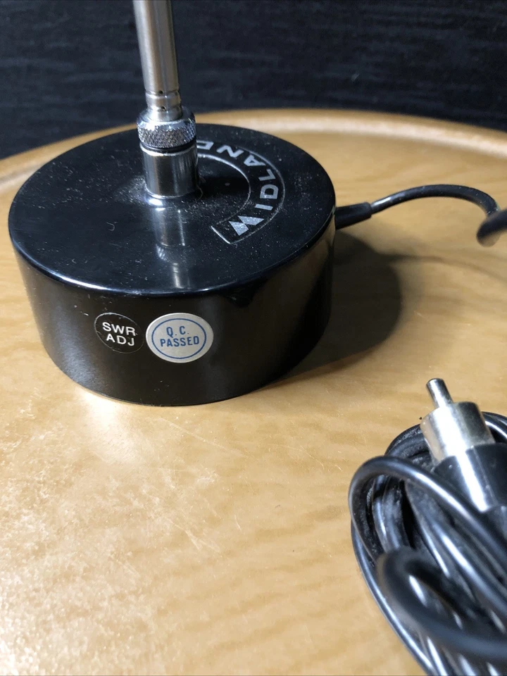 Antena Colapsante Midland 12”-36” Fondo Magnético 100” Cable Adjunto Macho VGA Foto 2 de 4