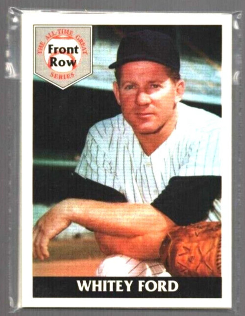1992 Front Row Baseball All-Time Great Series-5Card Set-WHITEY FORD, NYY *w/COA