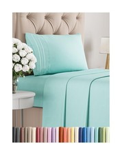 Twin XL Size 3 Piece Sheet Set - Comfy Breathable Cooling Bed Sheets Set - H...