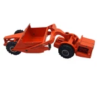 Matchbox King Size No.6 Allis Chalmers Motor Scraper Lesney Vintage Orange Toy
