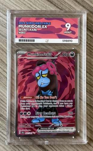 Munkidori ex graded ACE 9 for sale on eBay