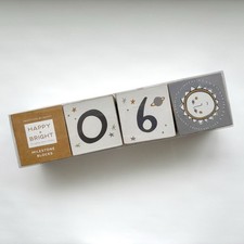 Milestone Baby Blocks Set - Celestial Galaxy 4 Pcs 