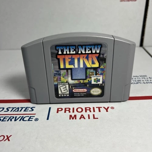 The New Tetris Game (Nintendo 64) - NR MINT - Authentic - SAME DAY - WARRANTY