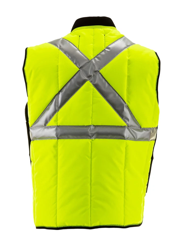 RefrigiWear HiVis Iron-Tuff Vest - Extreme Cold Protection, High-Visibility, - Image 3 of 4
