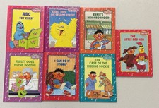 Sesame Street Book Club - Lot of 9 Hardcover Vintage Books
