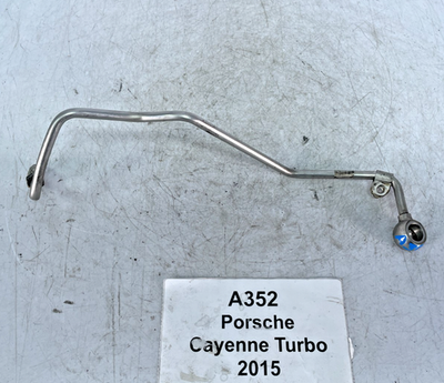 #ad ✅ 11 18 OEM Porsche Cayenne Turbo 958 4.8 V8 Turbocharger Oil Pipe Pressure Line $99.95