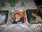 Vintage COCA COLA METAL TRAY Lot of 3 -- 1924,1925,1953  RARE SMILING GIRL , etc