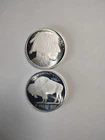 silver bullion rounds .999 pure three rounds total