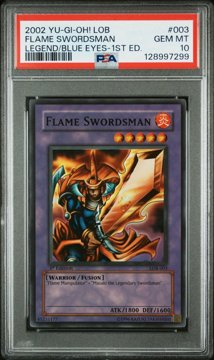 Flame Swordsman Yu-Gi-Oh! TCG Professional Sports Authenticator