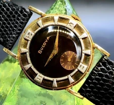 Vintage BULOVA "Berkshire" Art Deco Manual Wind MCM 1951 Superb Men's Watch !!