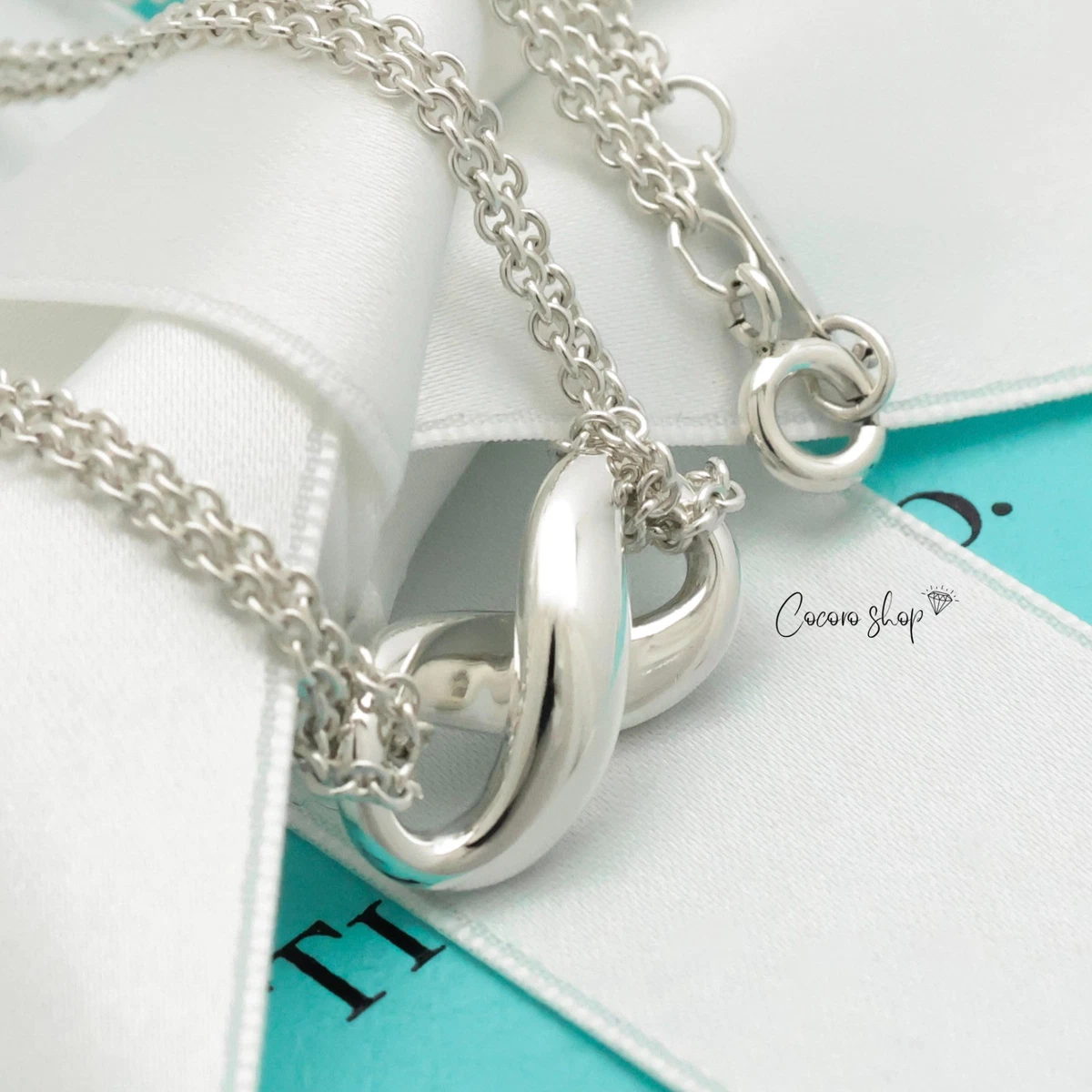 Tiffany Infinity Necklace for sale - eBay