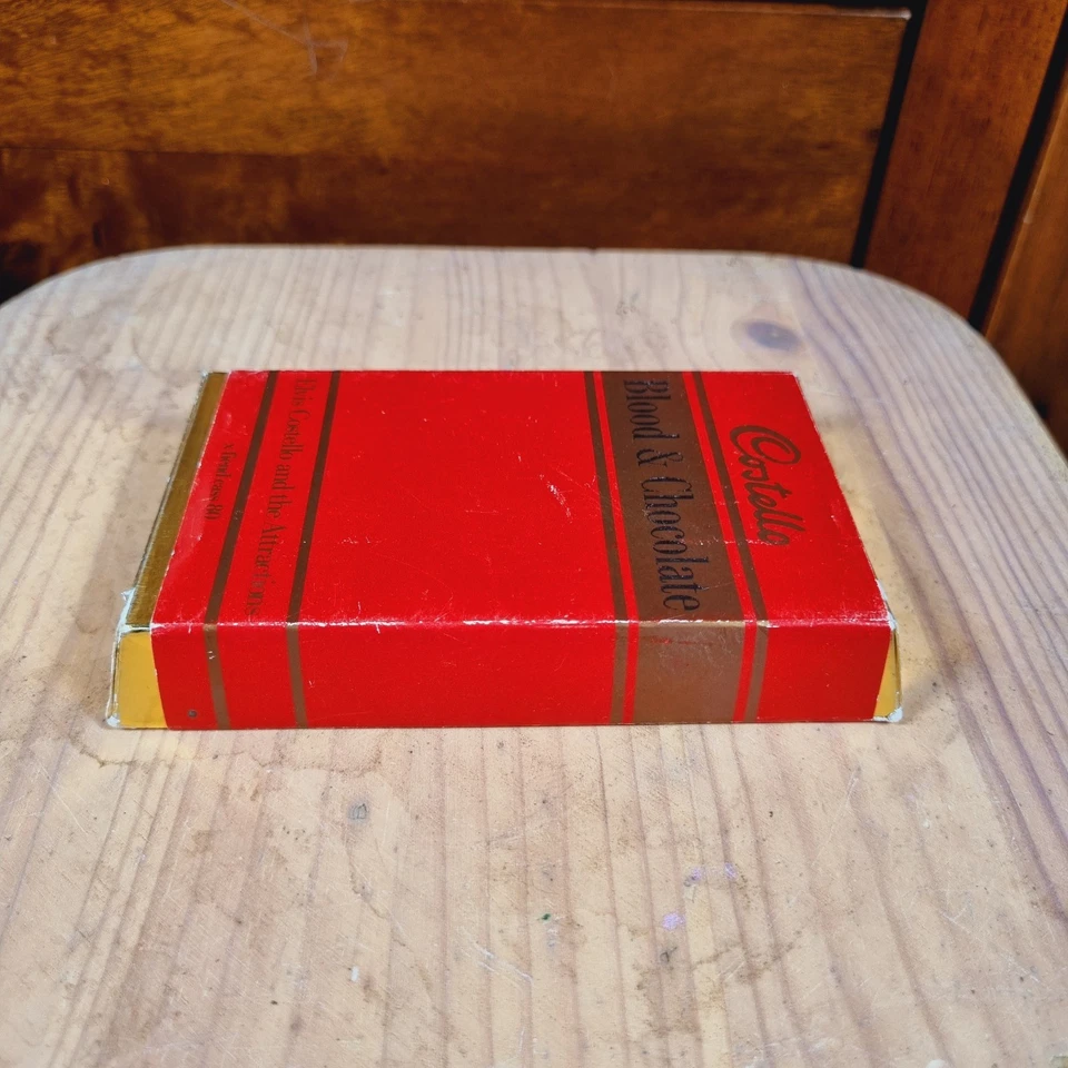 ELVIS COSTELLO Blood & Chocolate Cadburys Bar Case Cassette Tape 1986 New Wave - Image 4 of 4