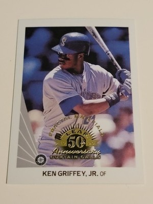 1998 Leaf 50th Curtain Calls Fractal Materials Ken Griffey Jr #156 /3250