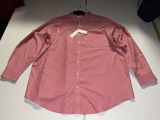 NWT's Roundtree & Yorke Gold Label Non Iron Red Shirt 2XB 2XLB Big