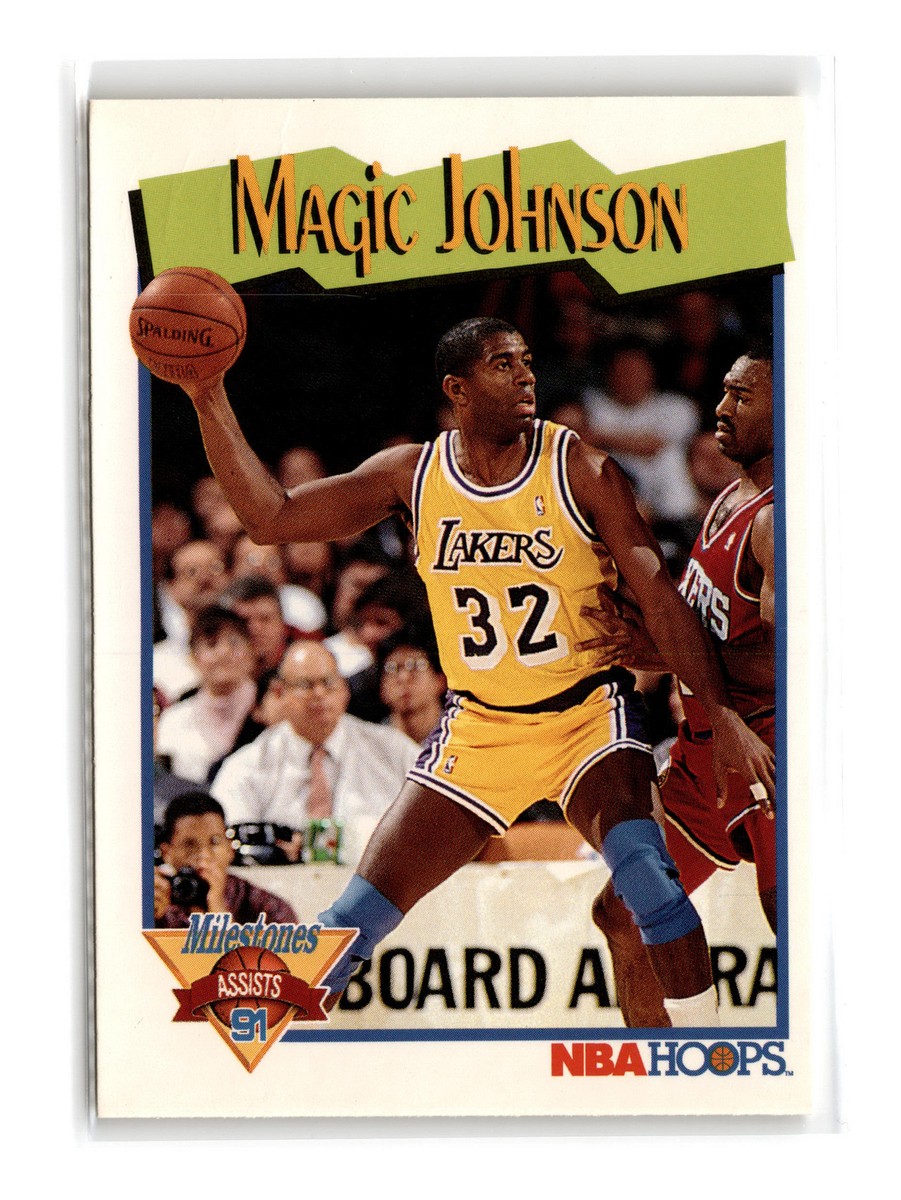 NBA Magic Johnson 23枚セット Magic Johnson Basketball #316 1991-92 Hoops Los Angeles