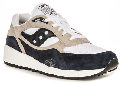 Saucony Shadow 6000 90s High Millage Suede Damen Sportschuhe weiß marine UK 3   12