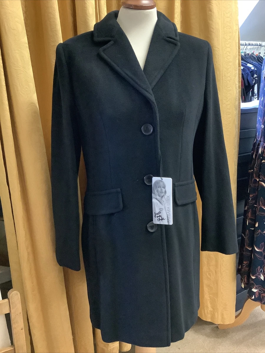 Barbara lebek wool best sale coat
