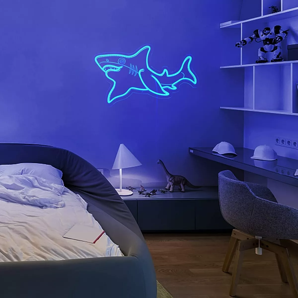 aesthetic room  Neon bedroom, Neon room, Led lighting bedroom