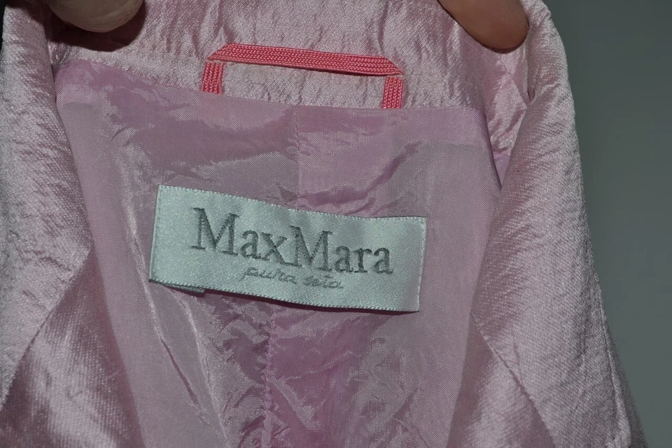 Blazer mujer Max Mara de un botón 100 % seda Foto 4 de 4