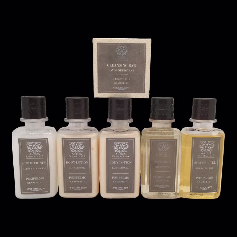 Juego de 7 piezas de mantequilla corporal ANTICA FARMACISTA PROSECCO 8 oz + artículos de tocador perfumados Pompelmo Foto 4 de 4