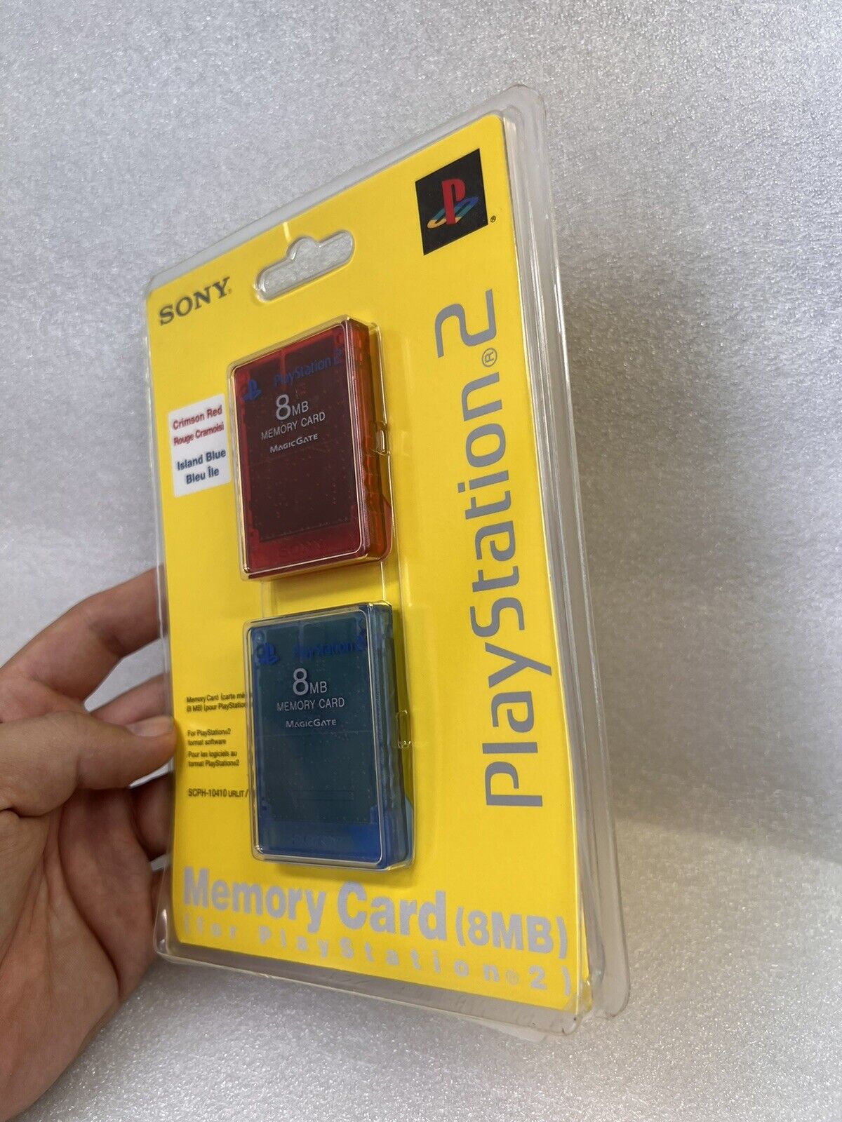 PS2 Memory Card Crimson Red by Sony