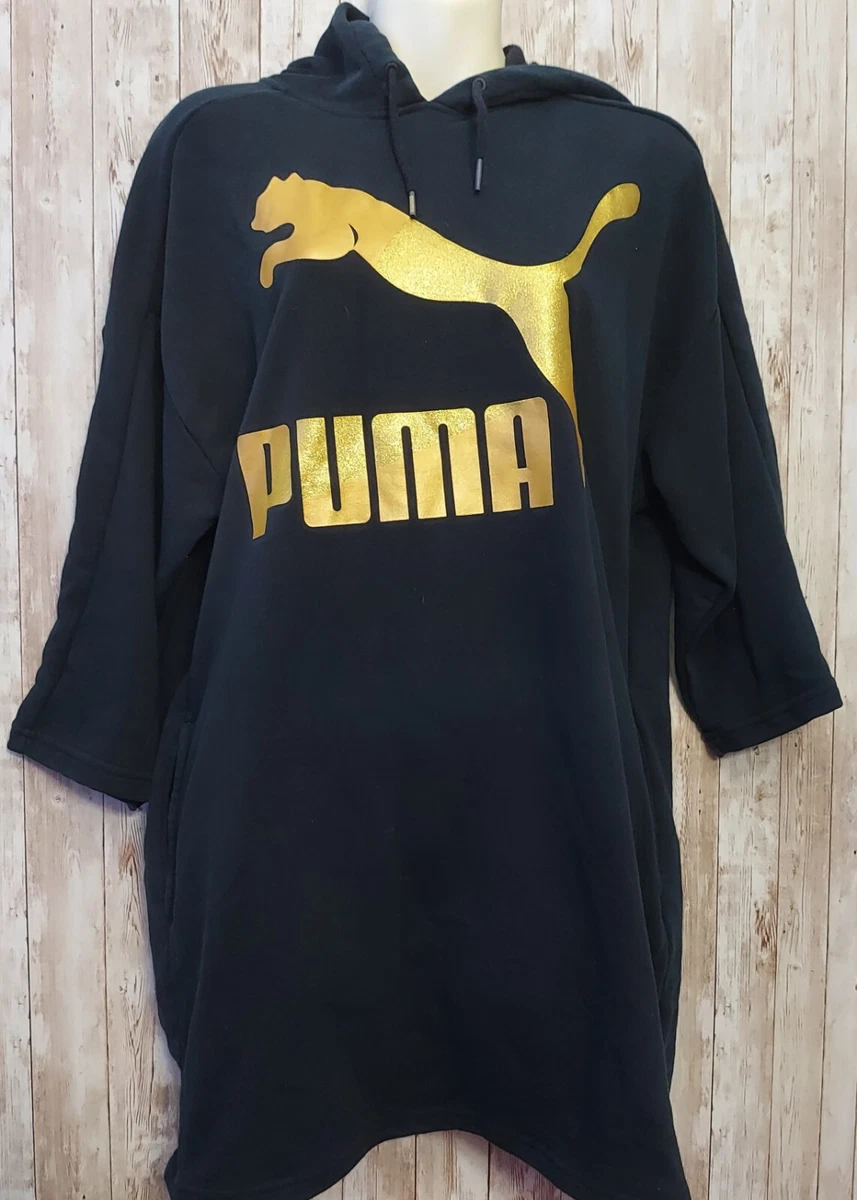 Puma glam oversized hooded clearance dress