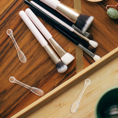 50PCS Spatole Trucco Cucchiai Cura Pelle Donna Crema Viso Applicatore Cucchiai - Foto 4 di 12