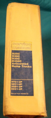 CAT CATERPILLAR D25C D30C D35C D350C DUMP TRUCK SHOP REPAIR SERVICE MANUAL